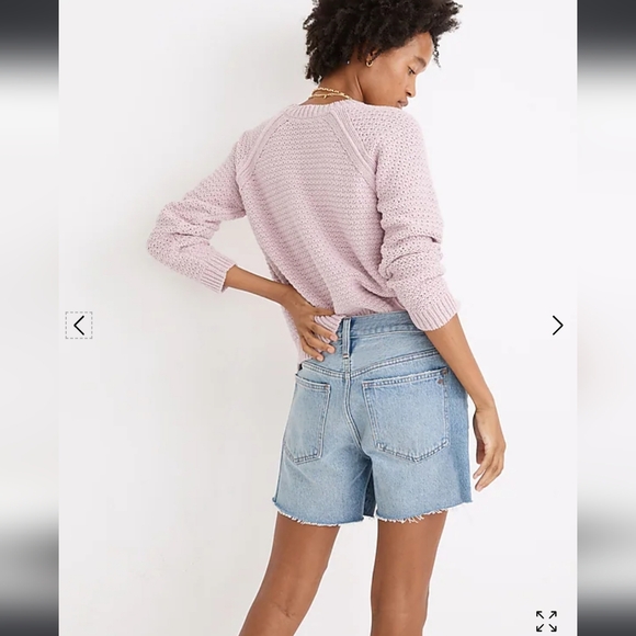 Madewell Relaxed Mid-Length Denim Shorts, Sz. 28 - Picture 3 of 13